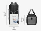 Sac weekend gentlemen de luxe Noir-Gris-ShopGET® 