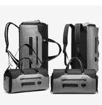 Sac weekend gentlemen de luxe Noir-Gris-ShopGET® 