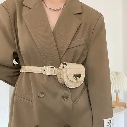 Sac banane léopard original pour ceinture