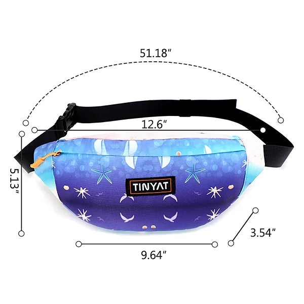 Sac banane tissu polyester pour femme - ShopGET®