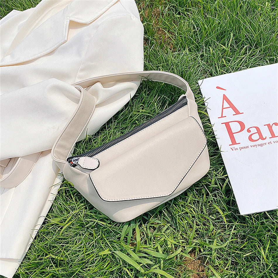 Sac banane en cuir  à bandoulière voyage