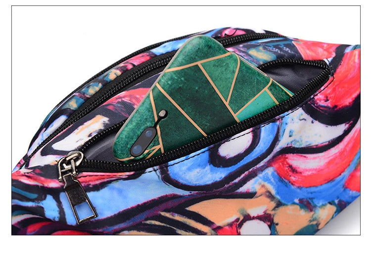 Sac banane violet imperméable pour femme - ShopGET®