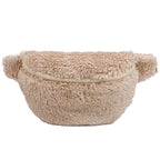 Sac banane velours marron