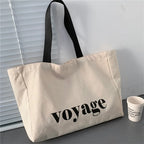 Cabas femme de voyage Beige / 43X32X10cm-ShopGET® 