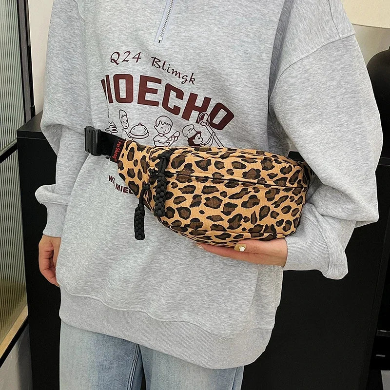 Sac banane léopard de luxe unique