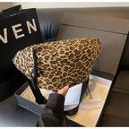 Sac banane léopard en canvas tendance