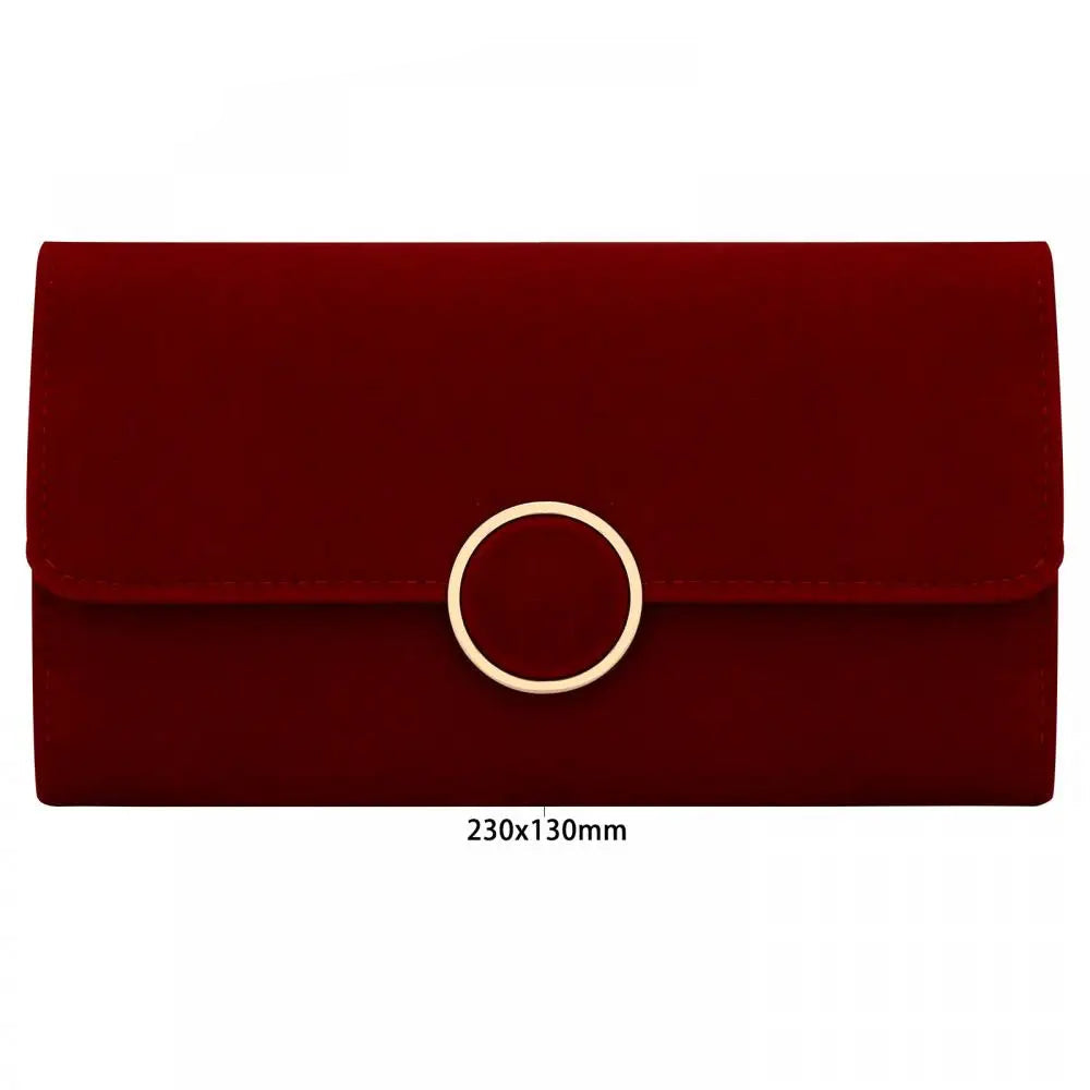 Pochette femme Bordeau Noir / 23 cm x 13 cm-Rouge / 23 cm x 13 cm-ShopGET® 
