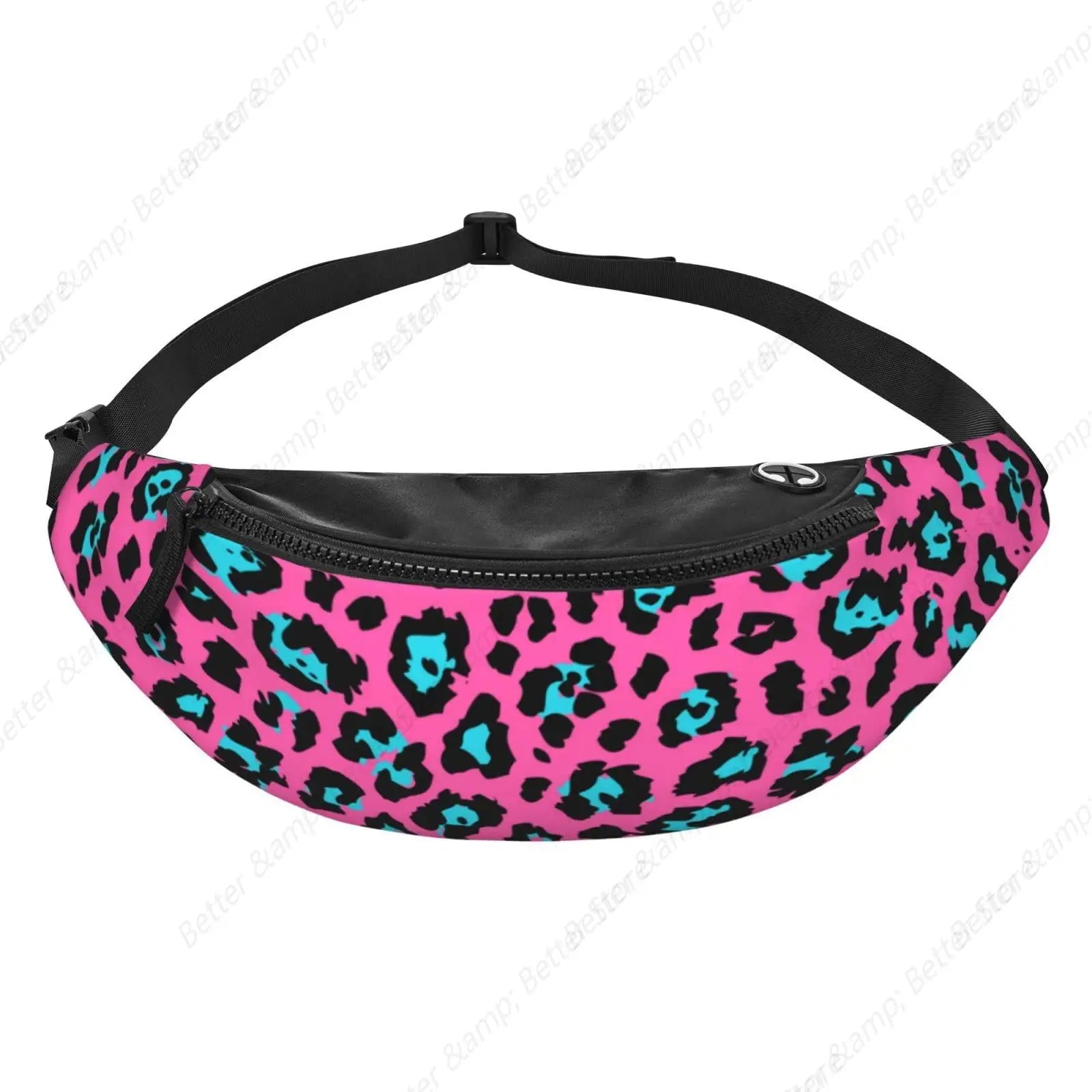 Sac banane léopard multicolore homme et femme