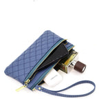 Pochette zippée femme Rouge-Jaune-Noir-Bleu-Pourpre-Rose-ShopGET® 