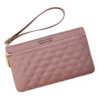 Pochette zippée femme Rouge-Jaune-Noir-Bleu-Pourpre-Rose-ShopGET® 