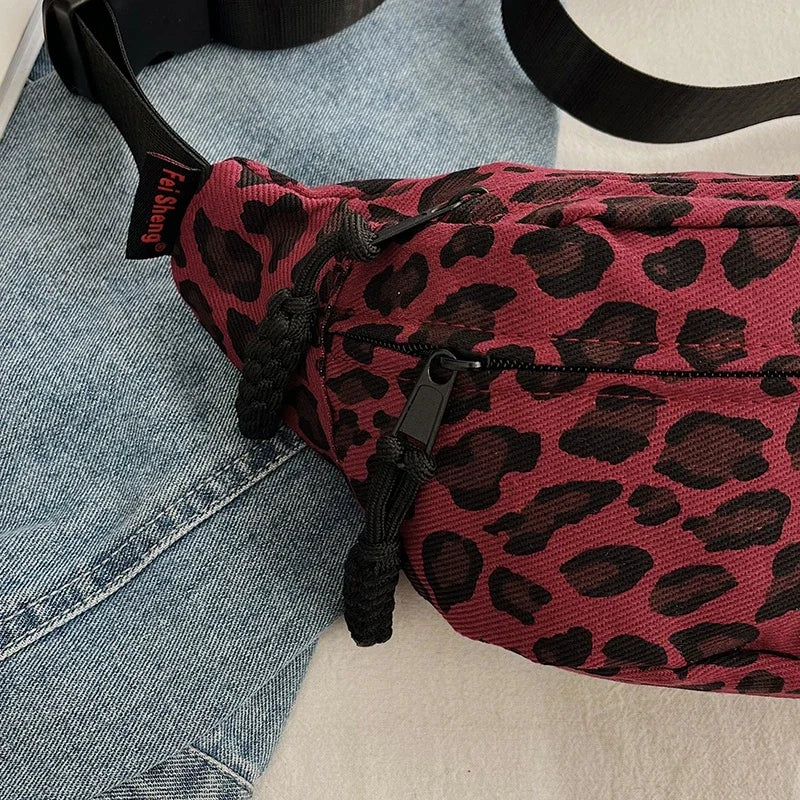 Sac banane léopard de luxe unique