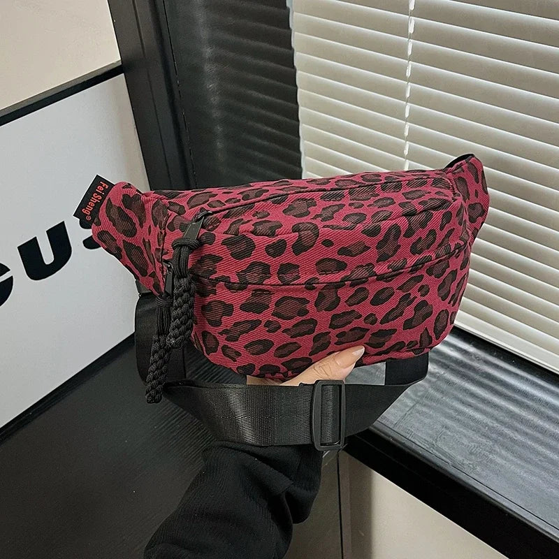 Sac banane léopard de luxe unique