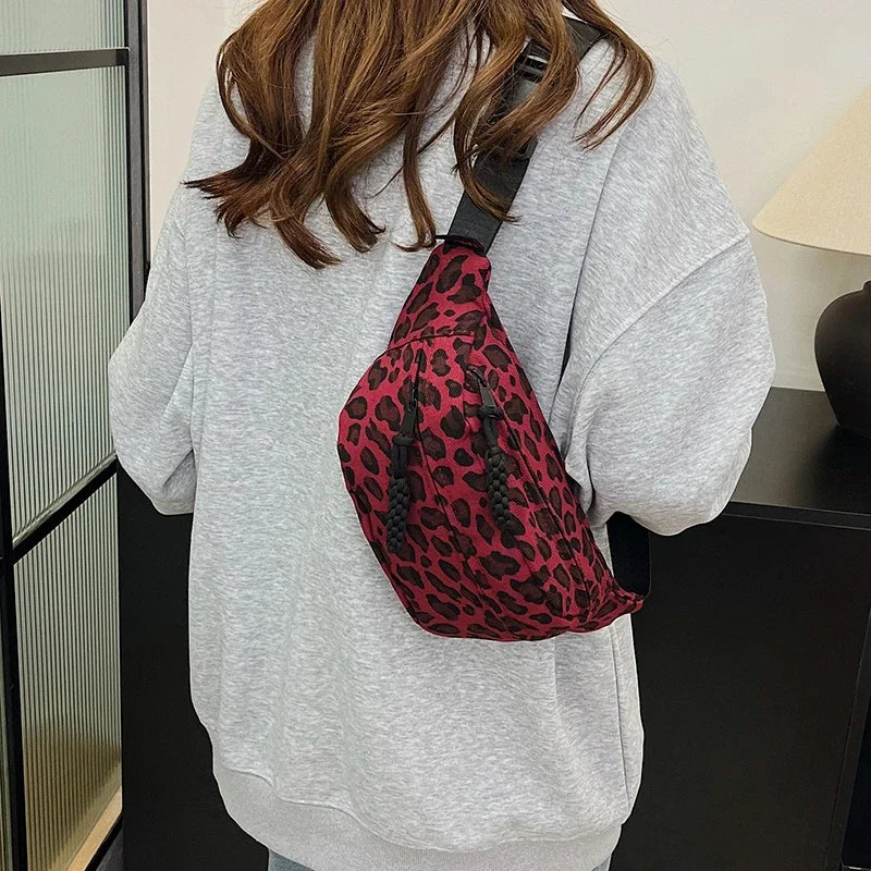 Sac banane léopard de luxe unique