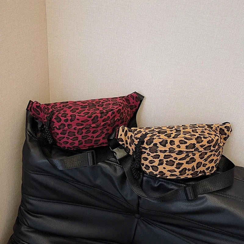 Sac banane léopard de luxe unique