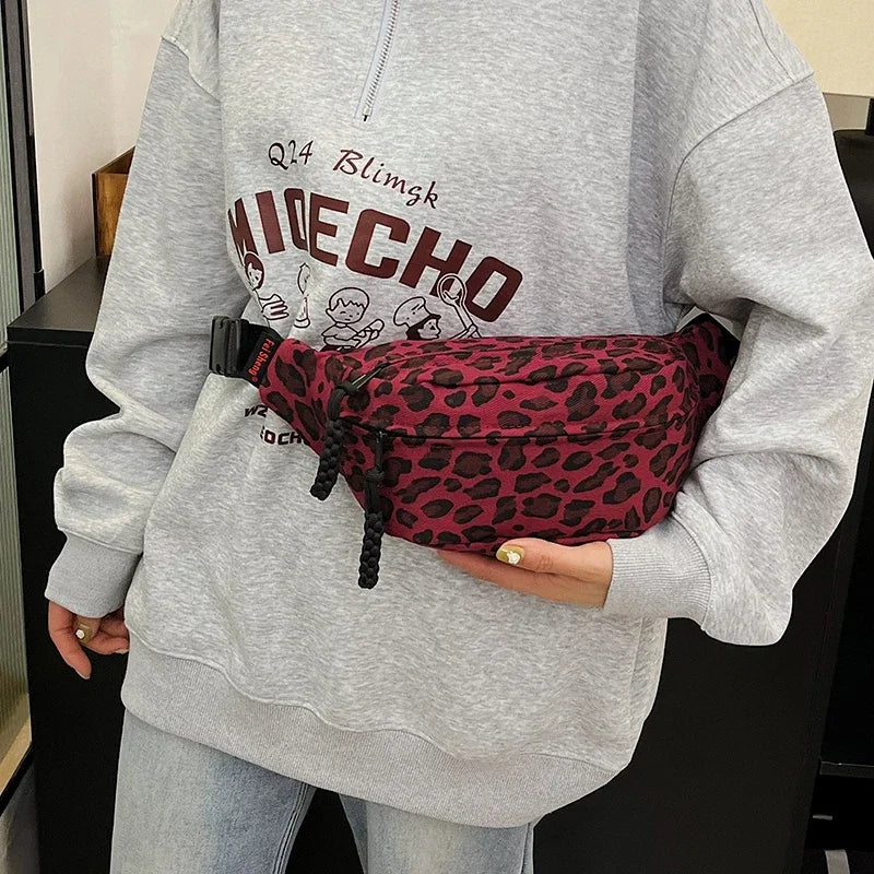 Sac banane léopard de luxe unique