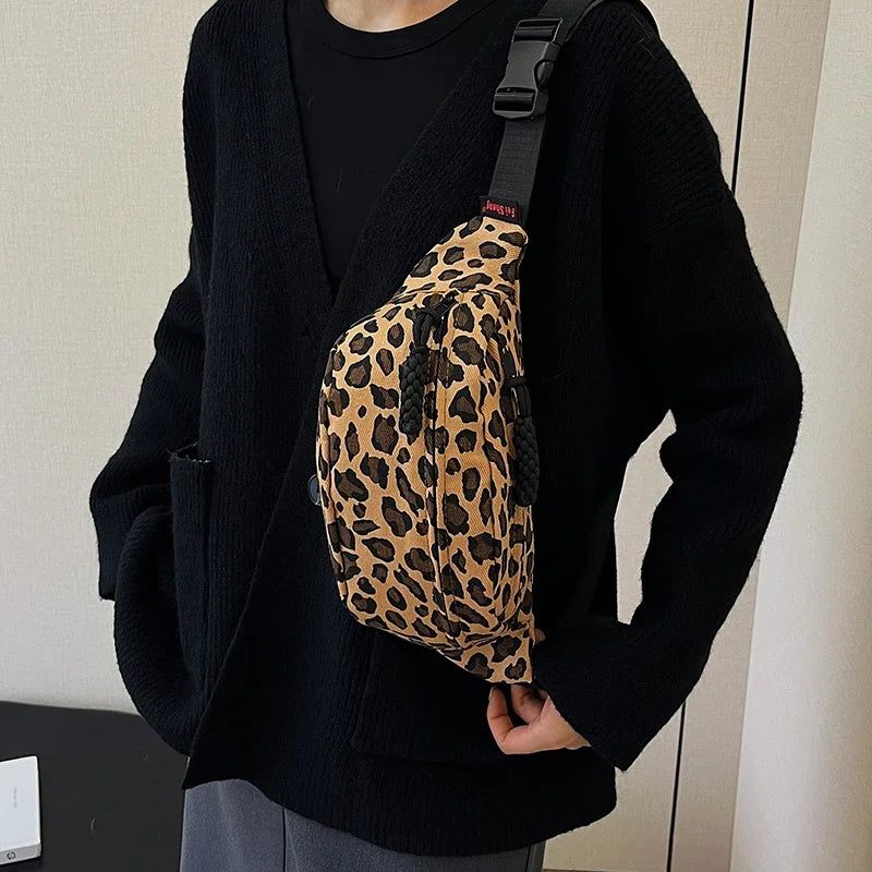 Sac banane léopard de luxe unique