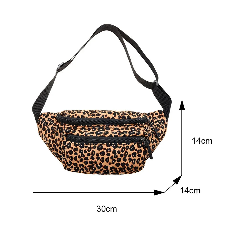 Sac banane camel marron léopard pour femme - ShopGET®