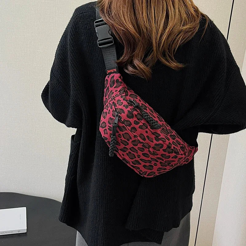 Sac banane léopard de luxe unique