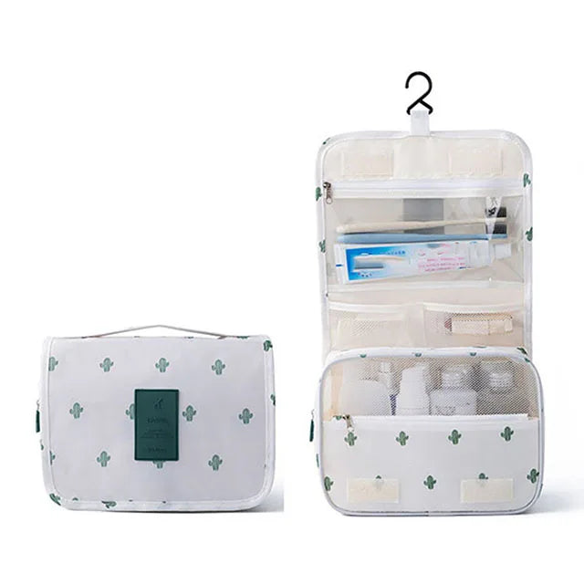 Trousse de toilette femme blanche à accrocher - ShopGET®