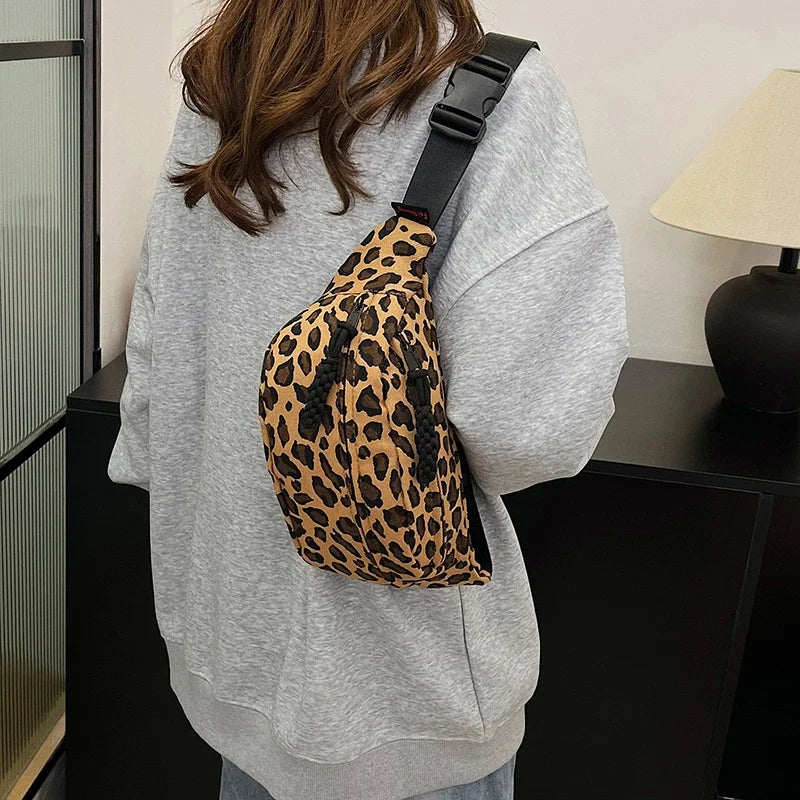 Sac banane léopard de luxe unique