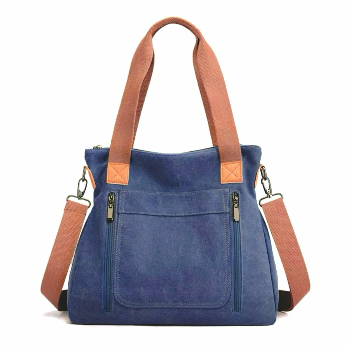Sac cabas femme en tissu Canvas A-B-C-D-E-F-G-H-Noir-Marron-Bleu-Pourpre-I1-A-Gris-I1-B-I1-C-rose rouge-I1-D-I1-E-ShopGET® 