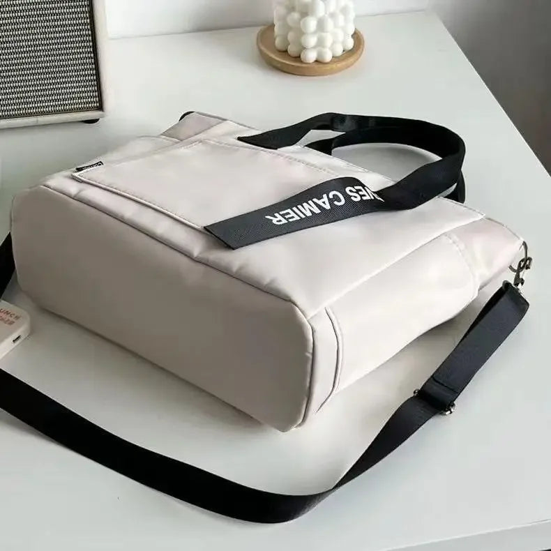 sac cabas tissu noir et blanc Vert-Beige-Bleu-Noir-ShopGET® 