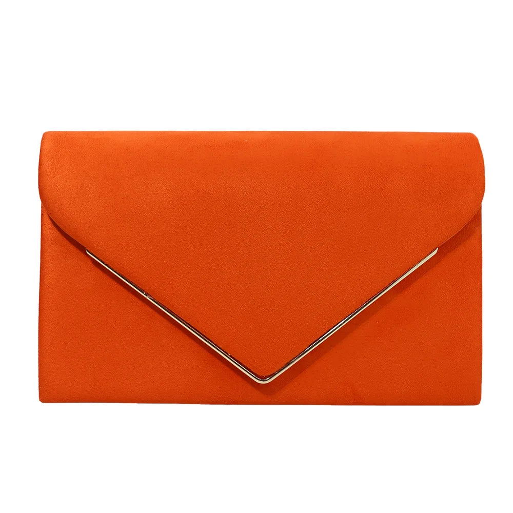 Pochette femme orange Rouge A-Rouge B-Noir-Beige-orange-ShopGET® 