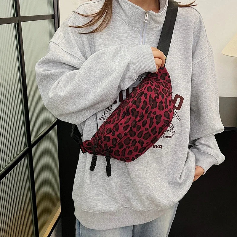 Sac banane léopard de luxe unique