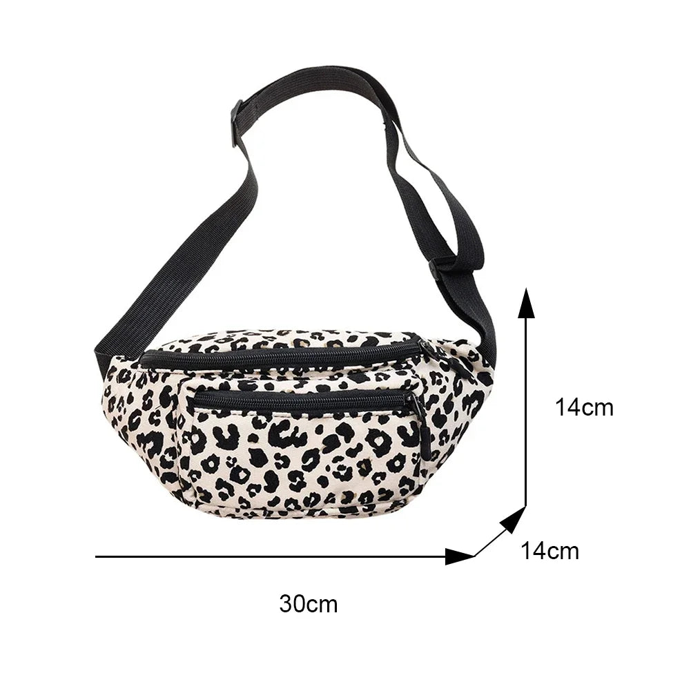 Sac banane camel marron léopard pour femme - ShopGET®