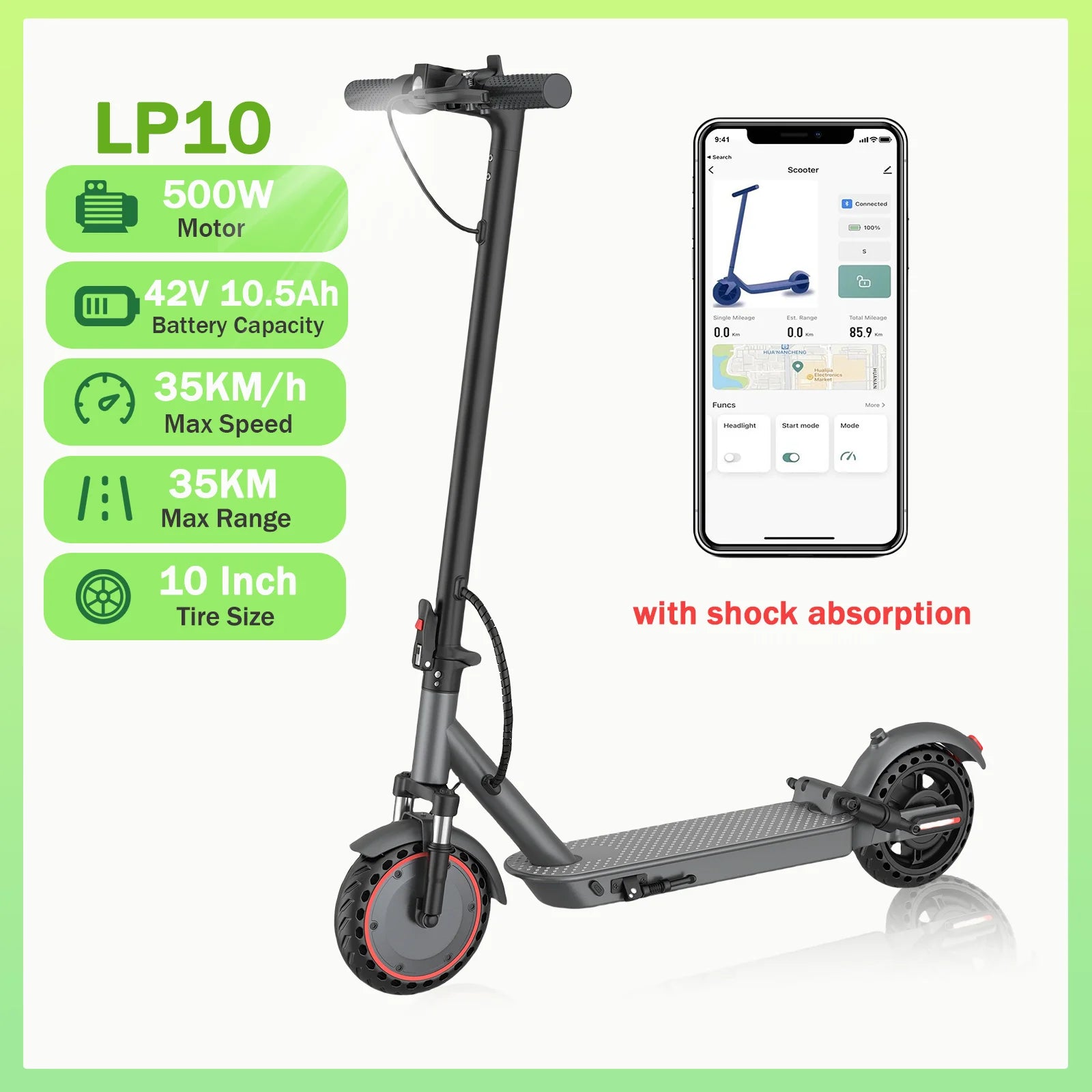 Trottinette électrique puissante pas cher 500W