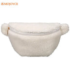 Sac banane velours marron