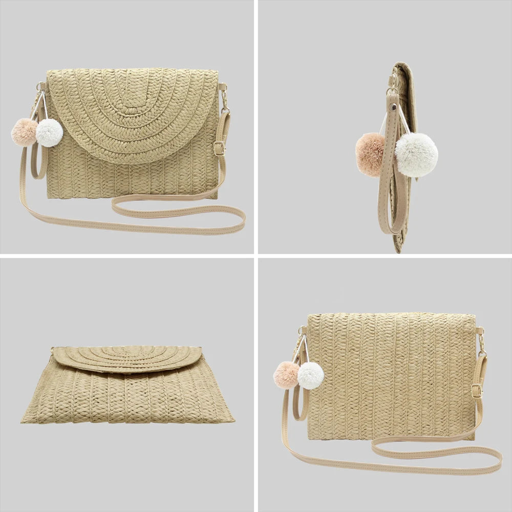 Pochette sac bandoulière Beige / 28 x 21 cm-Marron A / 28 x 21 cm-Marron B / 28 x 21 cm-ShopGET® 
