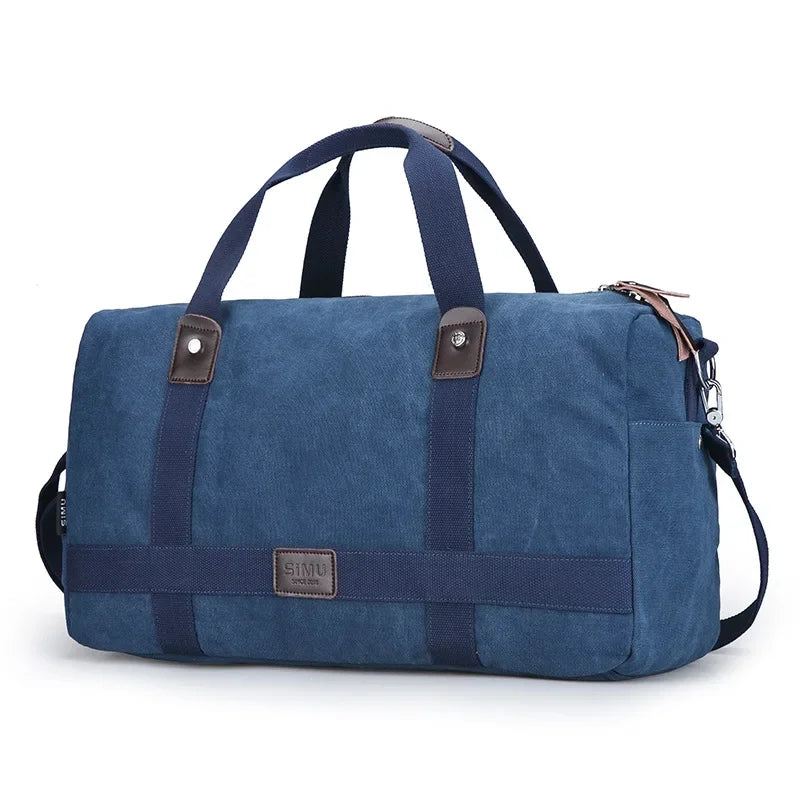 Sac weekend en toile canvas Kaki-Gris-Marron-Bleu-Noir-ShopGET® 