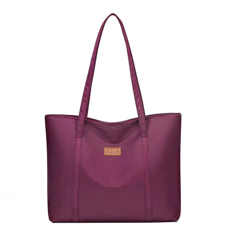 Sac cabas femme bleu Waterproof Vert / 34x11x28cm-Bleu / 34x11x28cm-Pourpre / 34x11x28cm-Noir / 34x11x28cm-ShopGET® 