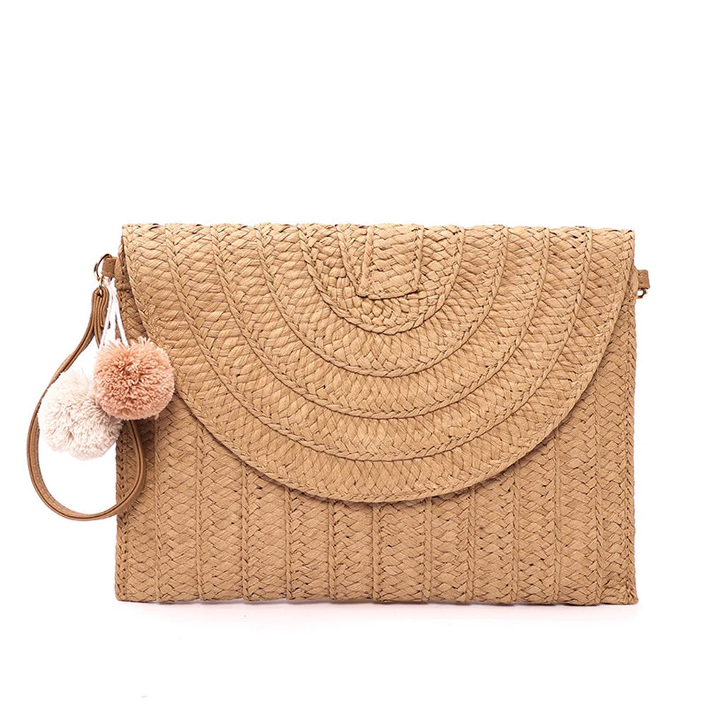 Pochette sac bandoulière Beige / 28 x 21 cm-Marron A / 28 x 21 cm-Marron B / 28 x 21 cm-ShopGET® 