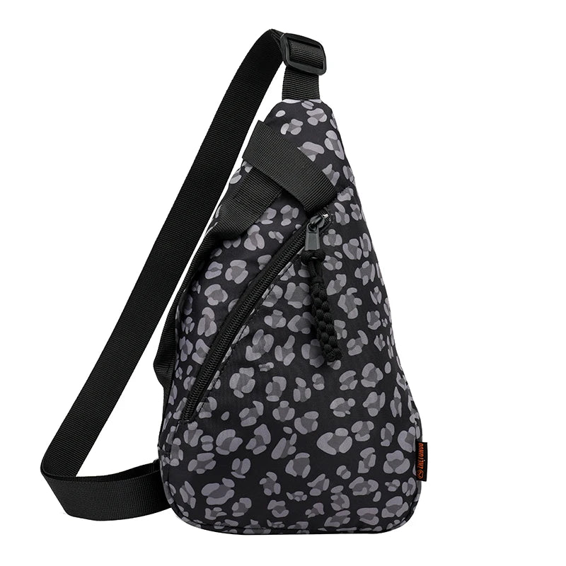 Sac banane léopard poitrine femme