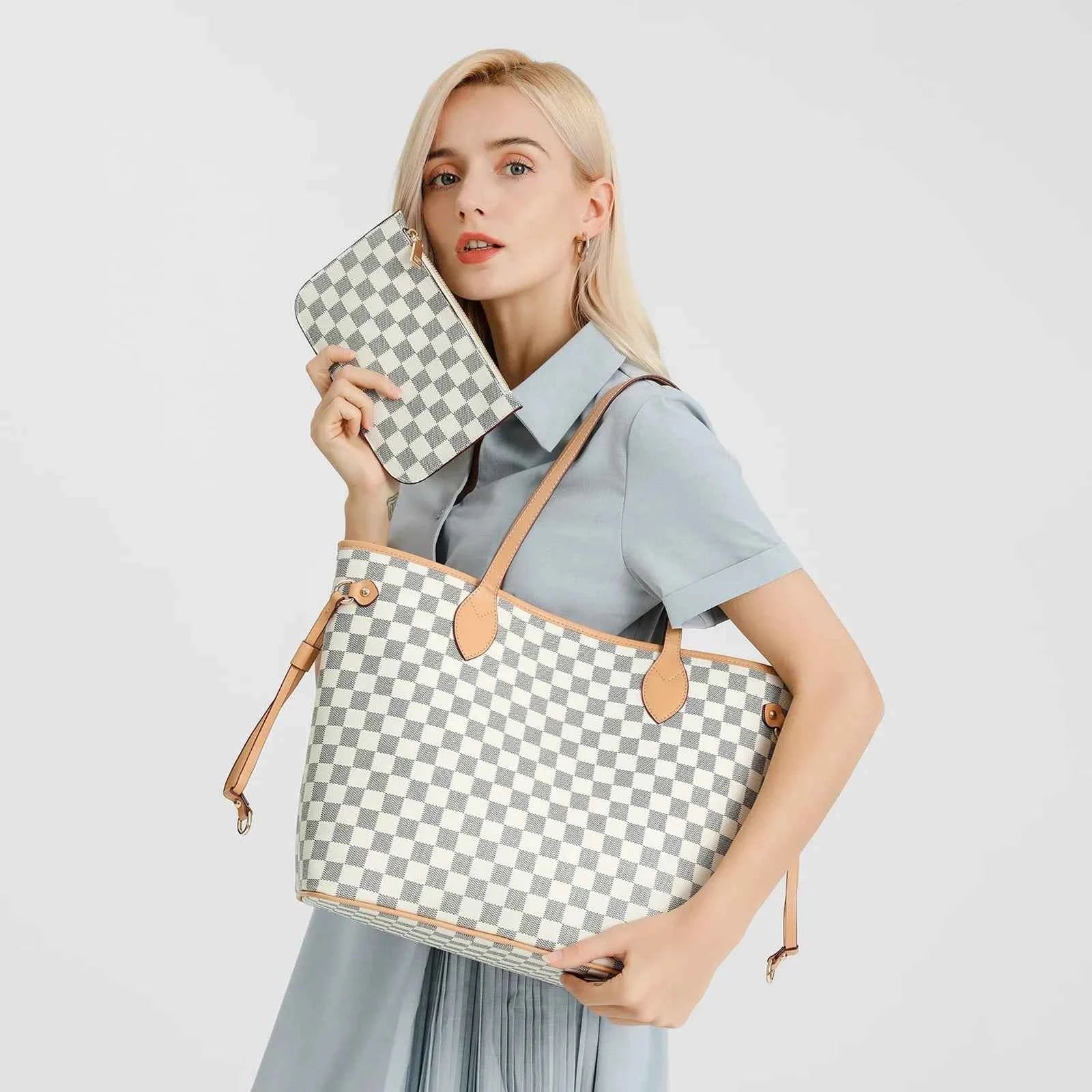 Sac cabas femme blanc Blanc / Unique-Shopget 