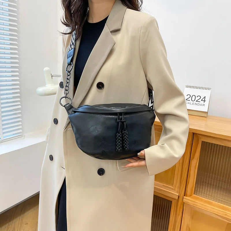 Sac banane en cuir souple original