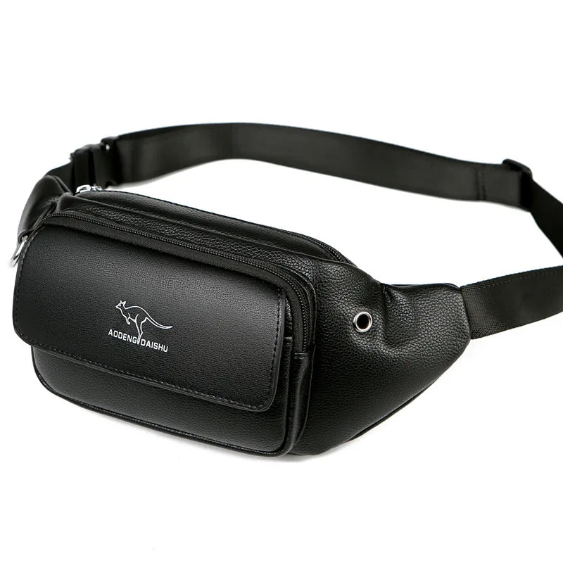 Sac banane cuir kangourou