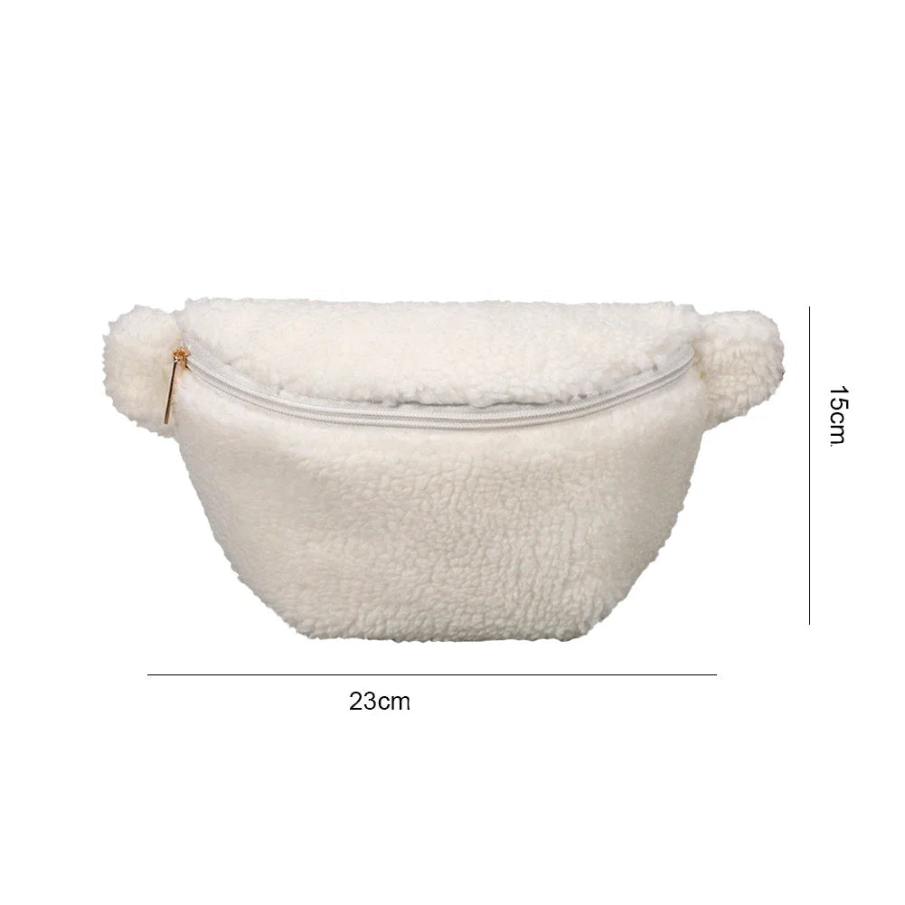 Sac banane velours côtelé noir original