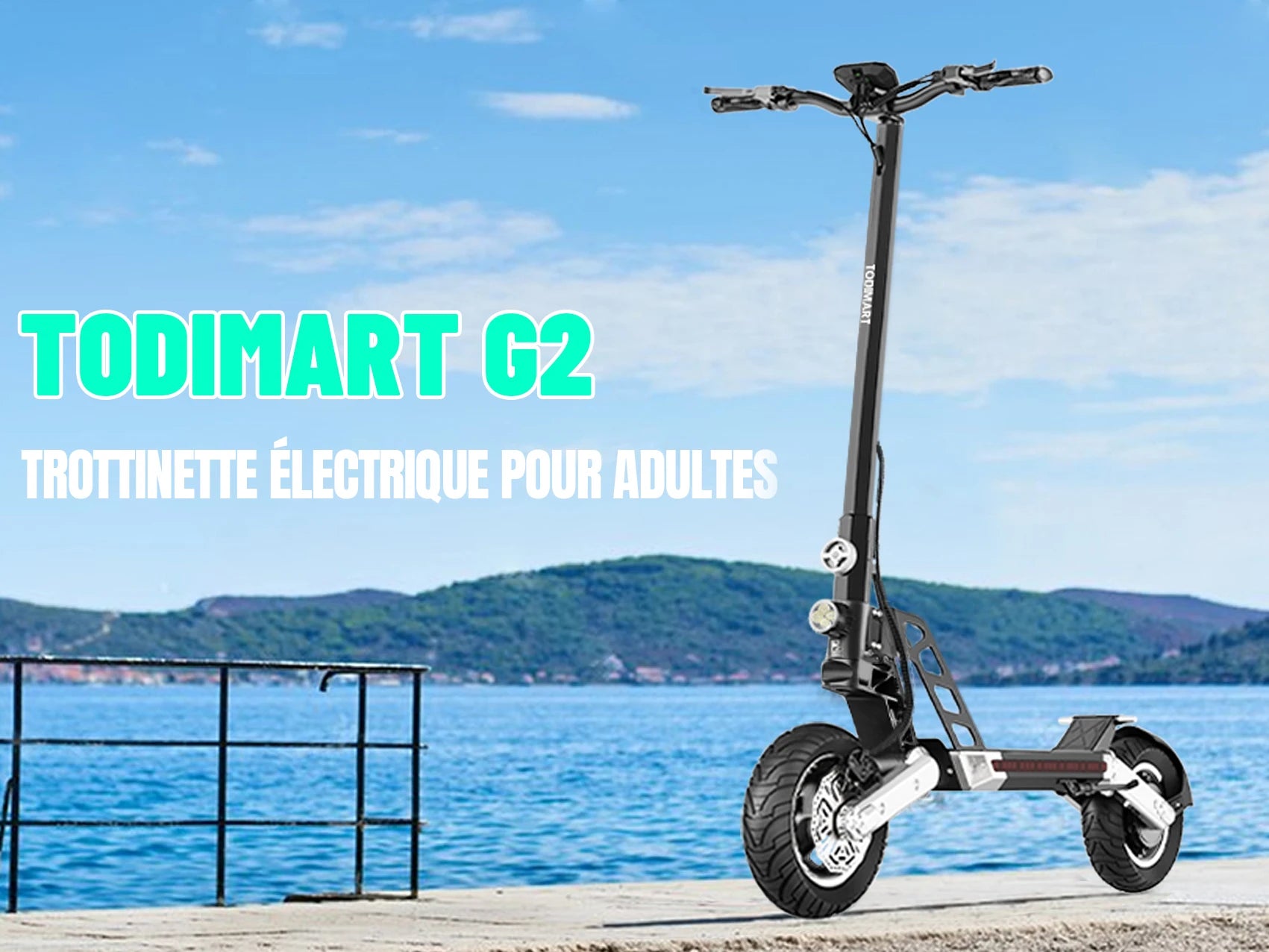 Trottinette électrique pas cher pour adulte 35-45KM de distances max